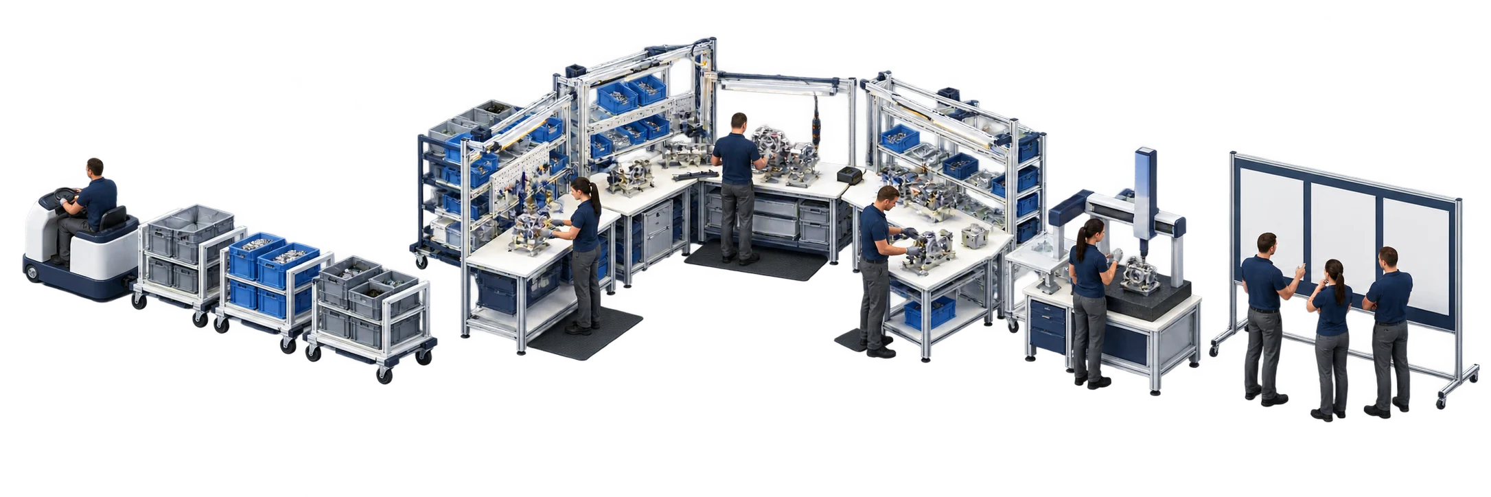 Aus einzelnen Methoden wird ein funktionierendes Produktionssystem.